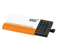 Montblanc 119720 - Cartuchos de tinta para pluma estilográfica, color naranja