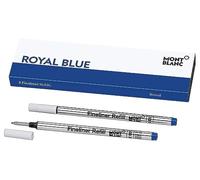 Montblanc 124500 Recambios para Fineliners y Rollerballs de tamaño B - Recargas de alta calidad en color Royal Blue, 1 paquete x 2 Recambios