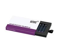 Montblanc 8 cartuchos de tinta para pluma estilográfica, color morado amatista 124487