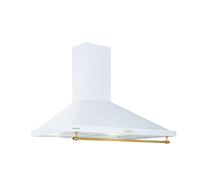 Montblanc 90cm 599m³/h Campana Extractora de Pared Retrò Blanco