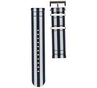 Montblanc Correas para Relojes Modelo Strap Summit2 Stripe nyl BLU/whi w Pack. Marca