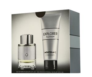 Montblanc Explorer Platinum Set con gel de ducha 60 ml + 100 ml