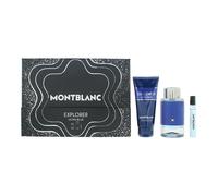 Montblanc Explorer Ultra Blue 3 Pcs Gift Set For Men