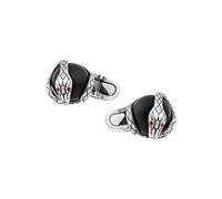 Montblanc Gemelos Cufflinks Rouge et Noir Silver 124058 Marca