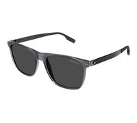 Montblanc Hombre Montblanc MB0248S 004 Gafas de sol Acetato Gris Gris Cuadrada Normal