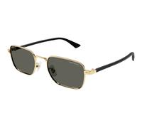 Montblanc Hombre Montblanc MB0339S 001 Gafas de sol Metal Oro Gris Cuadrada