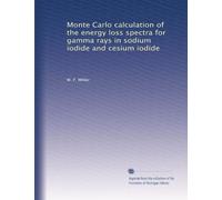 Monte Carlo calculation of the energy loss spectra for gamma rays in sodium iodide and cesium iodide