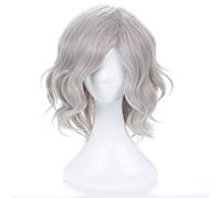 Monte Cristo Edmond Destino Gran Orden Fgo Avenger Cosplay Peluca Gris Rizado Pelo Sintético Peruca Halloween Carnaval Disfraz Pelucas KUJ65854