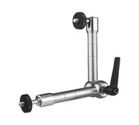 Monte de Cámara de Brazo Mágico Ajustable con Cabezales de Doble Bola, Soporte de Monitor de Acero Inoxidable para DSLR, Luz LED, Micrófono, Pantalla LCD, Soporte de Hilo de 1/4