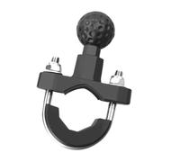Monte De La Abrazadera Del Manillar De La Motocicleta: Base De Bola A Prueba De Choque Con Pinza De Aleación Duradera | Asegure El Soporte Para Teléfono Para Bicicletas, ATV, Scooter, Accesorios De Mo