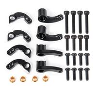 Monte del Amortiguador Flexible de Choque de Aluminio Ajustable con un de elevación de 1/4 de Pulgada Compatible para 1 18 Escala Piezas de actualización de rastreadores RC