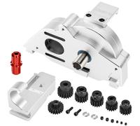 Monte del motor de aluminio globact con acero 57t Slipper Set y 15t 17t 20t Pinions Engranaje para 1/10 ARRMA Granite Senton Vorteks 1/8 Typhon I