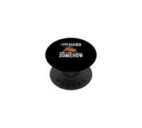 Monté Duro Y Vivo De Alguna Manera Divertido Rodeo Cowboy Un Bull Rider PopSockets PopGrip Adhesivo