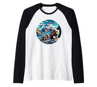 Monte Everest Yak Caravan Himalaya Trekking Senderismo Everest Camiseta Manga Raglan