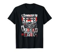Monte Fuji a través de la Puerta Arte japonés Torii Camiseta