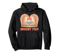 Monte Fuji Cherry Blossom Love Sudadera con Capucha