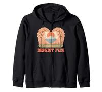 Monte Fuji Cherry Blossom Love Sudadera con Capucha