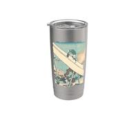 Monte Fuji desde las montañas de Totomi Hokusai Arte japonés Vaso térmico de acero inoxidable de doble pared