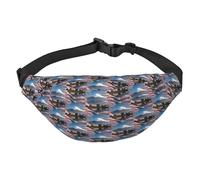 Monte Fuji en riñonera de principios de primavera. Ligero e impermeable, adecuado para viajes y uso diario, diseño de moda, para hombres y mujeres.