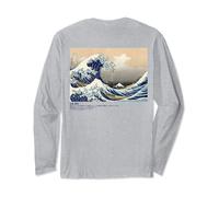 Monte Fuji: Gran ola frente a Kanagawa - Arte oceánico japonés Manga Larga