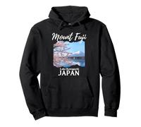 Monte Fuji Japón Recuerdo Turístico Flor de Cerezo Japonés Sudadera con Capucha