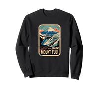 Monte Fuji Japón Shinkansen Bala Tren Retro Vintage Sudadera