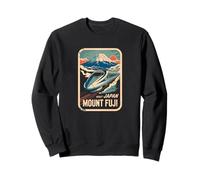 Monte Fuji Japón Shinkansen Bala Tren Retro Vintage Sudadera