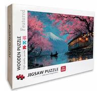 Monte Fuji Puzzle Madera, áRbol Puzzle 5000 Piezas Adultos con Compact Box 156x105cm, Rompecabezas Desafiante, DIY Juegos de Rompecabezas Creativos para Hombres Mujeres, Decoración Verano, K-9343