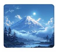Monte Fuji Tappetino Mouse Piccolo 250x200x3mm, Tappetino Scrivania con Bordo Cucito, Mousepad Impermeabile e Antiscivolo, Pratica e Facile da Pulire, Accessori Gaming Regalo, Cielo Stellato 7-1436