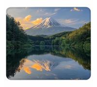 Monte Fuji Tappetino Mouse Piccolo 260x220x3mm, Tappetino Scrivania con Bordo Cucito, Mousepad Impermeabile e Antiscivolo, Pratica e Facile da Pulire, Accessori Gaming, Regalo Uomo, Paesaggio 7-8902