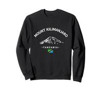 Monte Kilimanjaro Volcán Tanzania Recuerdo de bandera de Tanzania Sudadera
