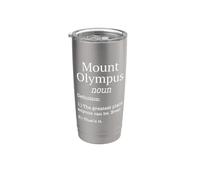 Monte Olympus Souvenirs/Skier divertido diseño de definición falsa Vaso térmico de acero inoxidable de doble pared