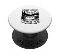 Monte Rainier National Park Washington Souvenir Hombres Mujeres PopSockets PopGrip Adhesivo