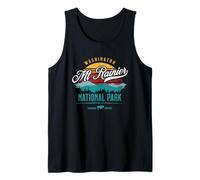 Monte Rainier Parque Nacional Senderismo Camping Vacaciones Souvenir Camiseta sin Mangas