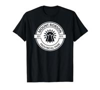 Monte Robson Provincial Park Sun Trees Camiseta gráfica económica, Hombre, Negro, XL