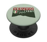 Monte Vesubio Vesuvio Nápoles Italiano Viajes Senderismo Regalos PopSockets PopGrip Adhesivo