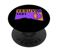 Monte Vesubio Vesuvio Nápoles Italiano Viajes Senderismo Regalos PopSockets PopGrip Adhesivo