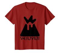 Monte Vesubio - Volcán Italiano Montaña Italia Geografía Camiseta