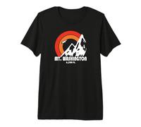Monte Washington New Hampshire Sun Eagle Camiseta Premium