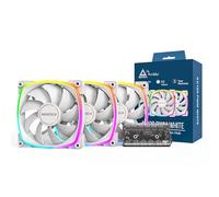 MONTECH AX 120 mm - Ventilador PWM - Rendimiento silencioso - Alta velocidad 1600PWM - Durabilidad de gama alta con rodamiento HDB - Impresionante diseño de iluminación ARGB de anillo exterior -