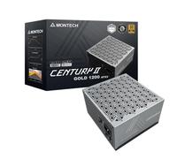 MONTECH Century II - Fuente de alimentación ATX de Gama Alta de 1200 W - 80 Plus Gold y Cybenetics Platinum - Totalmente Modular - ATX 3.1 y PCIe 5.1 Listo con Cable de 12V-2x6