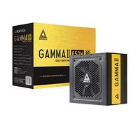 Montech Gamma II Series 650 Watt 80+ Gold Certified Power Supply, LLC+DC to DC Technology, Full Japanese Capacitors, 120mm Silent Fan, Flat Cables