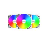 VENTILADOR 120X120 MONTECH GF120 PWM WHITE PACK 3 + HUB