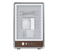 Montech heritage - funda microatx de vidrio templado/cuero blanco