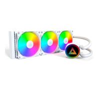 Refrigeración Líquida Montech LightFlow ARGB 360mm 3 Ventiladores RGB Blanco