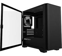 Montech Malla diamontada única/Flujo de Aire súper Alto/Vidrio extraíble/E-ATX/ATX/Micro-ATX/Mini-ITX/Estuche para computadora para Juegos (Air 100 Lite, Black)