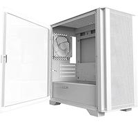 Montech Malla diamontada única/Flujo de Aire súper Alto/Vidrio extraíble/E-ATX/ATX/Micro-ATX/Mini-ITX/Estuche para computadora para Juegos (Air 100 Lite, White)