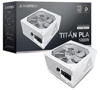Montech Titan PLA 1000W ATX - Fuente de alimentación para Juegos de Alta Gama - 80 Plus Platinum y Cybenetics Platinum - Totalmente Modular - ATX 3.1 y PCIe 5.1 Ready -10 años de Cobertura, Color