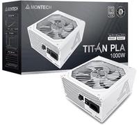 Montech Titan PLA 1000W ATX - Fuente de alimentación para Juegos de Alta Gama - 80 Plus Platinum y Cybenetics Platinum - Totalmente Modular - ATX 3.1 y PCIe 5.1 Ready -10 años de Cobertura, Color