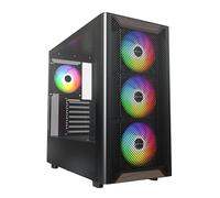 Montech XR Wood ARGB | Caja ATX Cristal Templado Negra